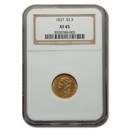 1837 $2.50 Gold Classic Head XF-45 NGC 1837 $2.50 Gold Classic Head XF-45 NGC